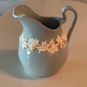 Vintage small Wedgewood Pitcher - Embossed Queensware
